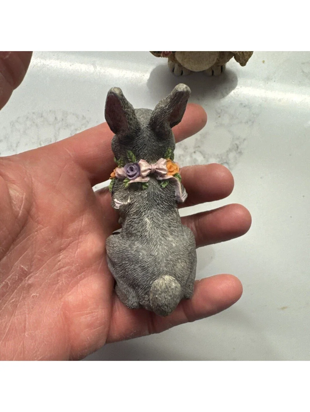 Two Rabbit Figurines